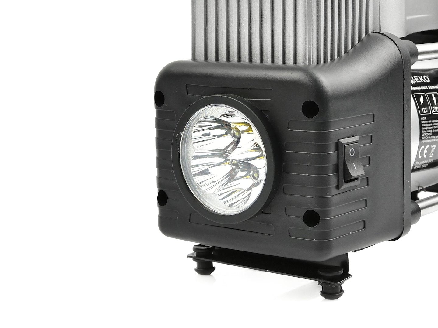 Compresor auto 12V 250W cu lanterna, GEKO