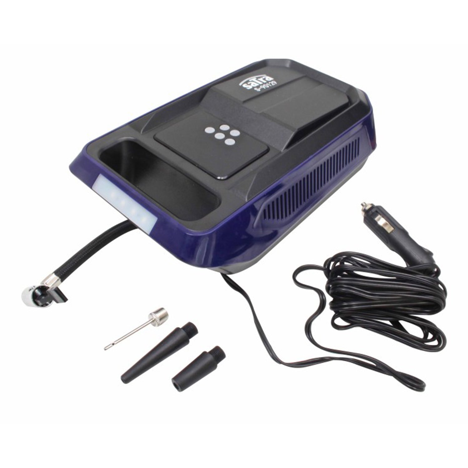 Compresor auto portabil 12V cu manometru digital - 120W / 10.3 bar