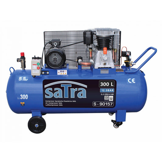 Compresor de aer 300L 4KW 5.5cp 12.5 bari 380V techman SATRA
