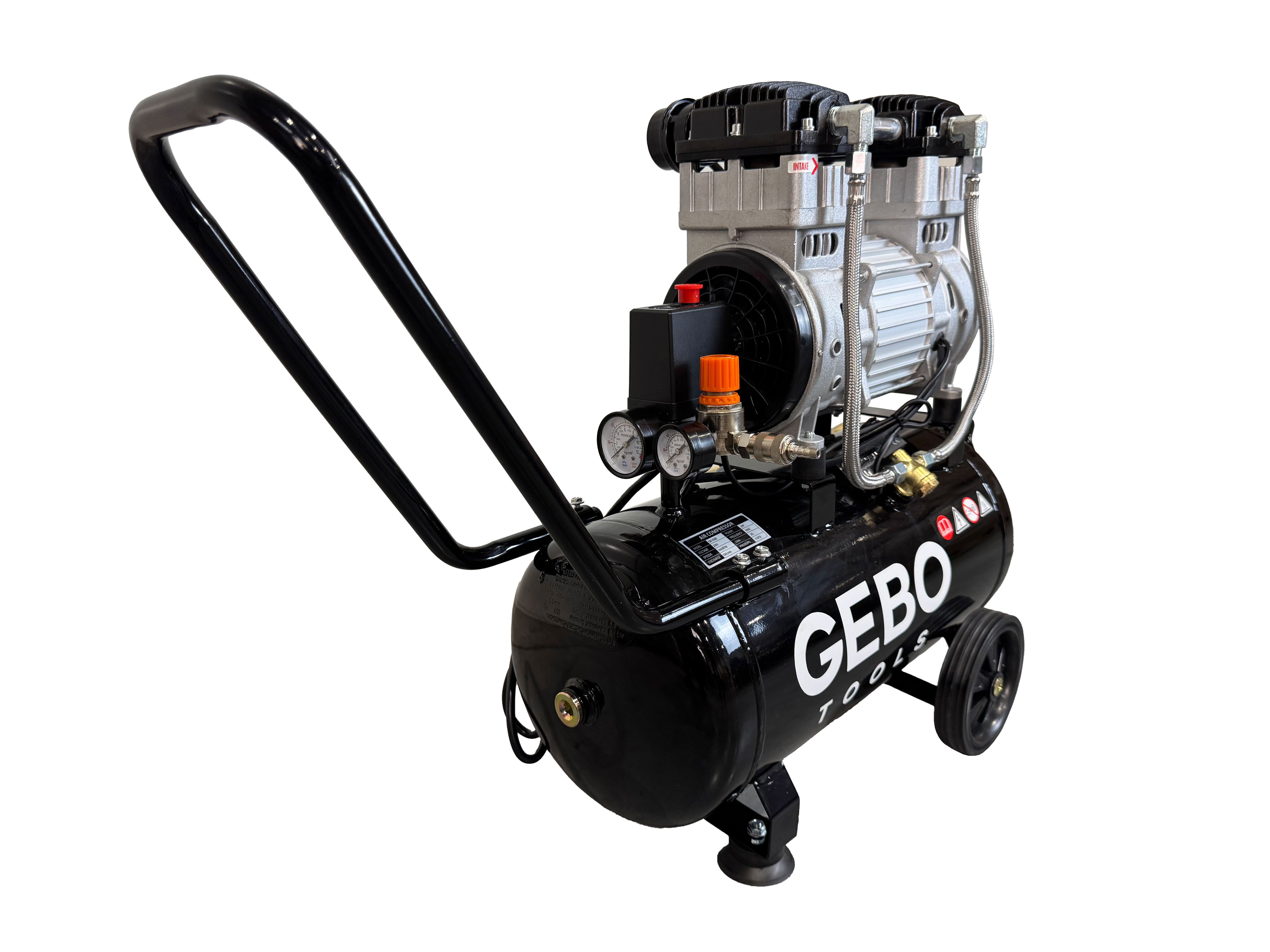Compresor silentios fara ulei 30l GEBO TOOLS