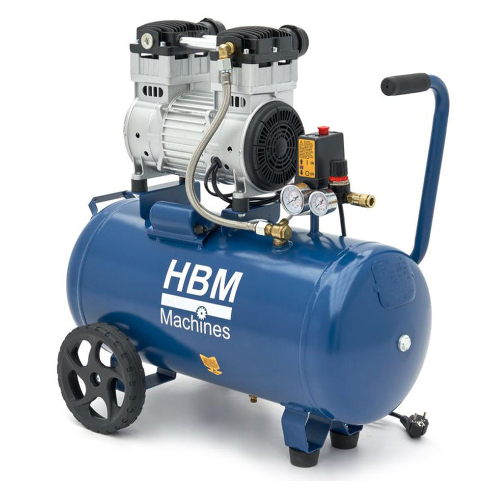 Compresor silentios zgomot redus fara ulei 50l 1500W HBM