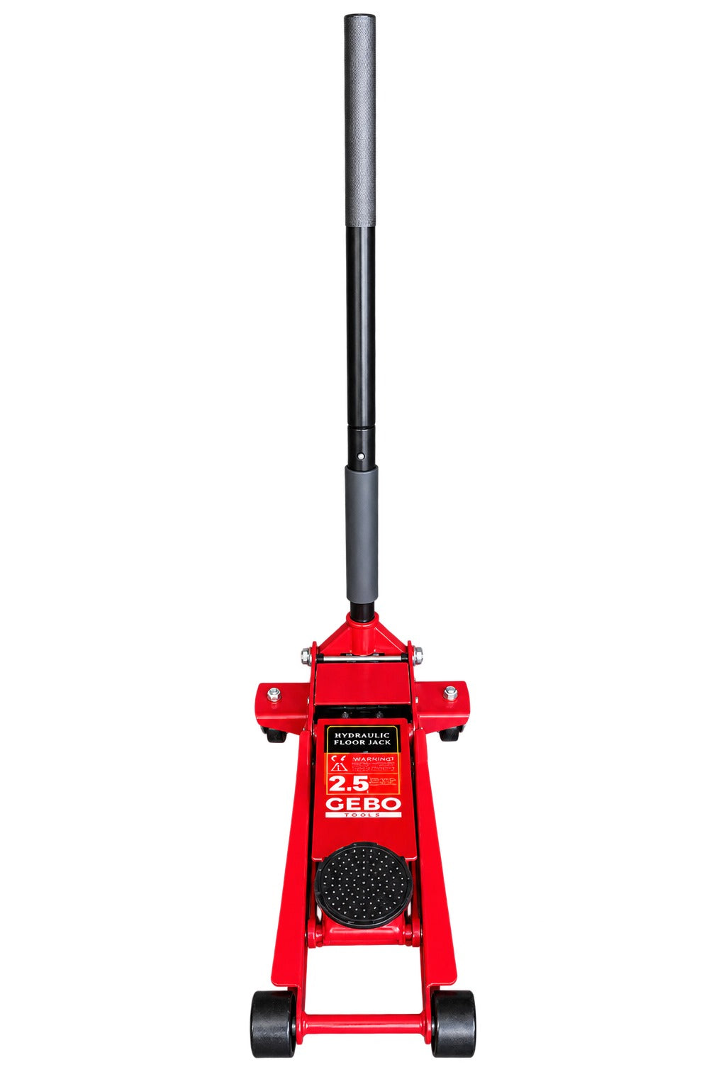 Cric hidraulic cu dublu cilindru tip crocodil cu talie joasa 2.5T 78-495mm GEBO TOOLS