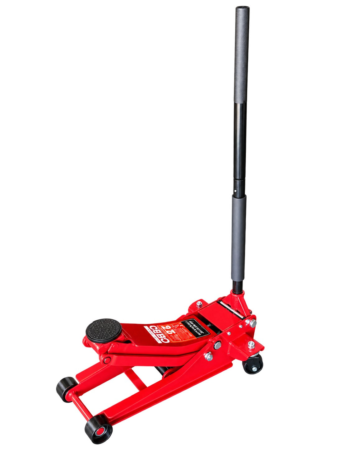 Cric hidraulic cu dublu cilindru tip crocodil cu talie joasa 2.5T 78-495mm GEBO TOOLS