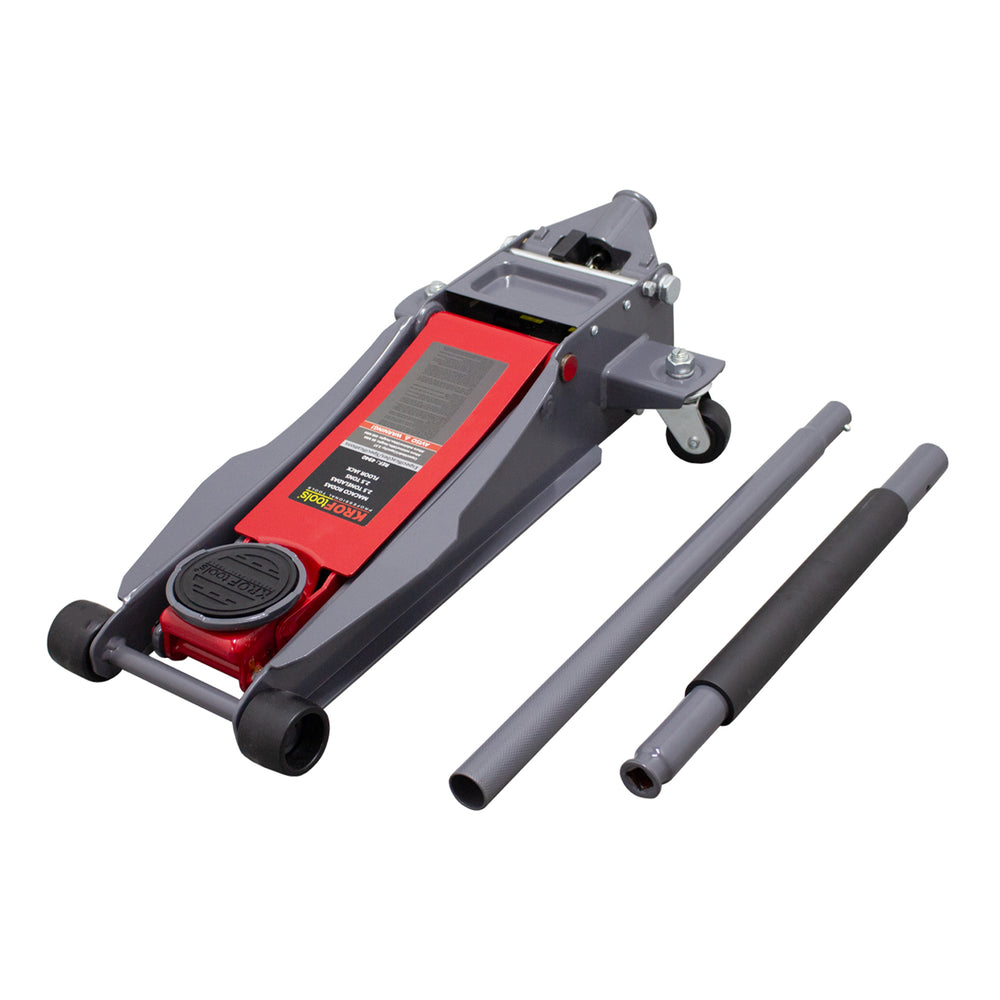 Cric crocodil cu dublu cilindru talie joasa 2.5T KROFTOOLS