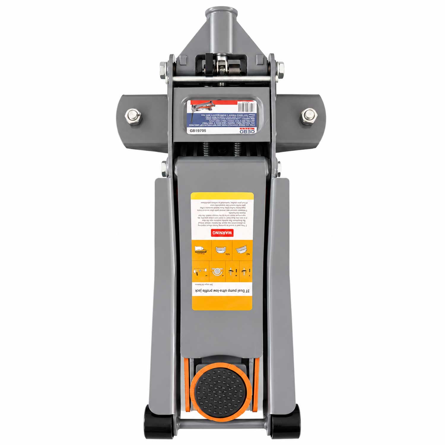 Cric crocodil dublu cilindru talie joasa 3T GEBO TOOLS