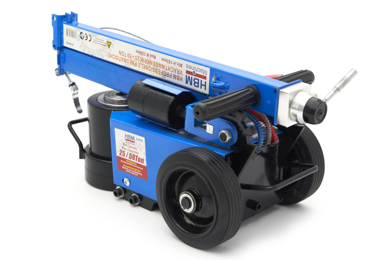 Cric hidro-pneumatic profesional 25-50T HBM MACHINES OLANDA