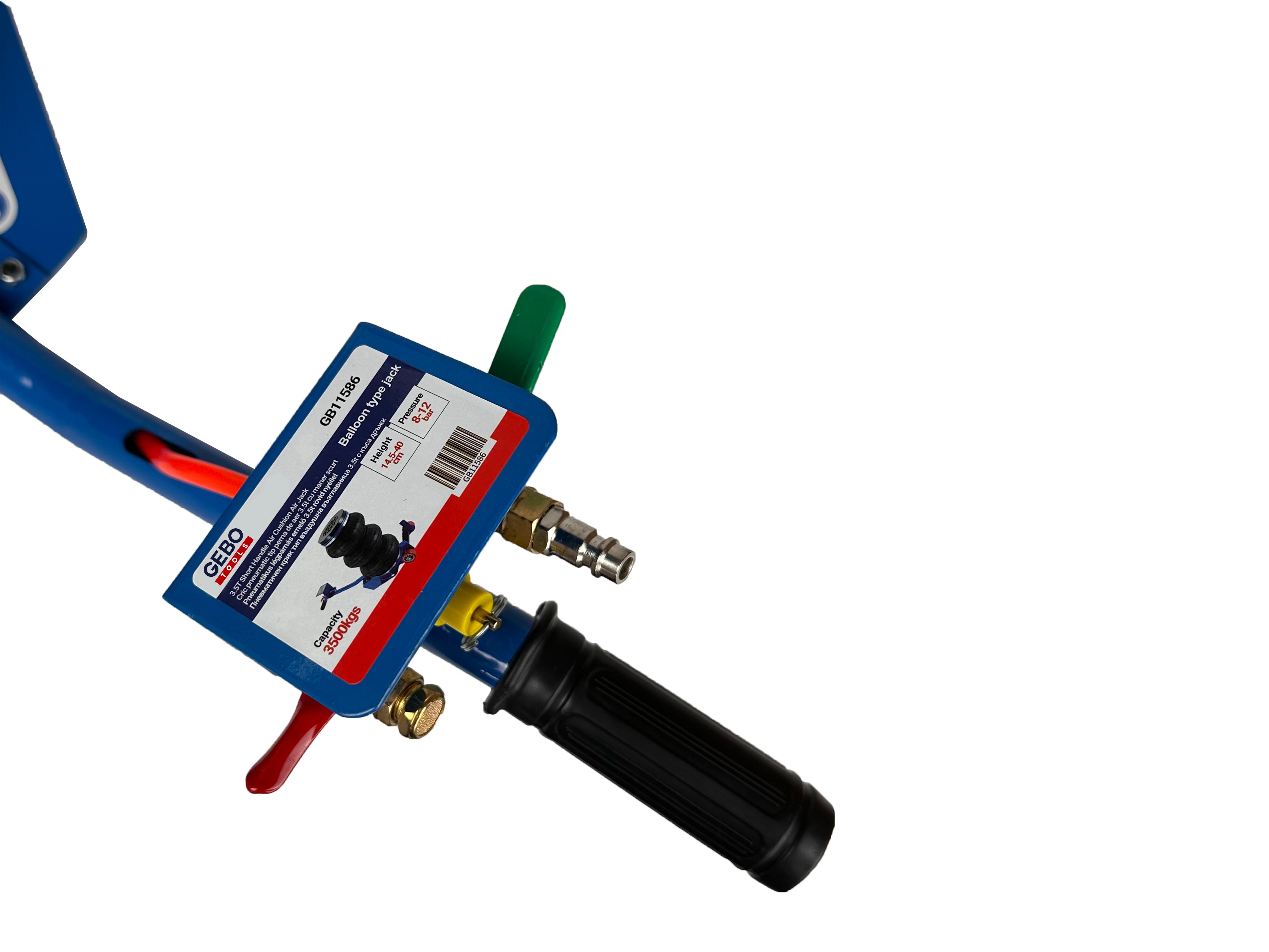 Cric pneumatic tip perna de aer 3.5T cu maner scurt GEBO TOOLS