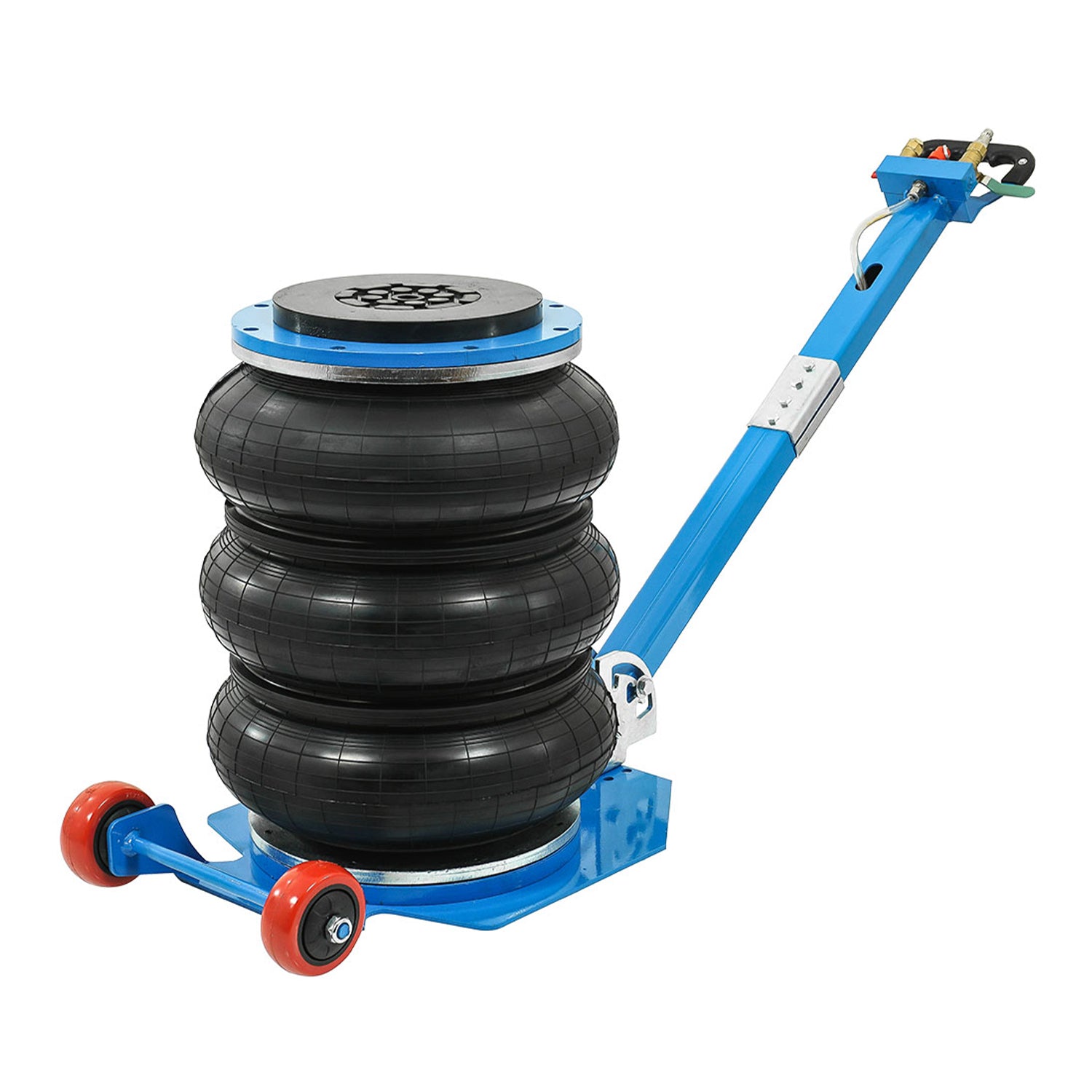 Cric pneumatic tip perna de aer 6t, maner pliabil BAUG