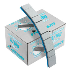 Cutie contragreutati autoadezive 5/10 grame - 100 fasii - 8buc/fasie 6kg gri mat