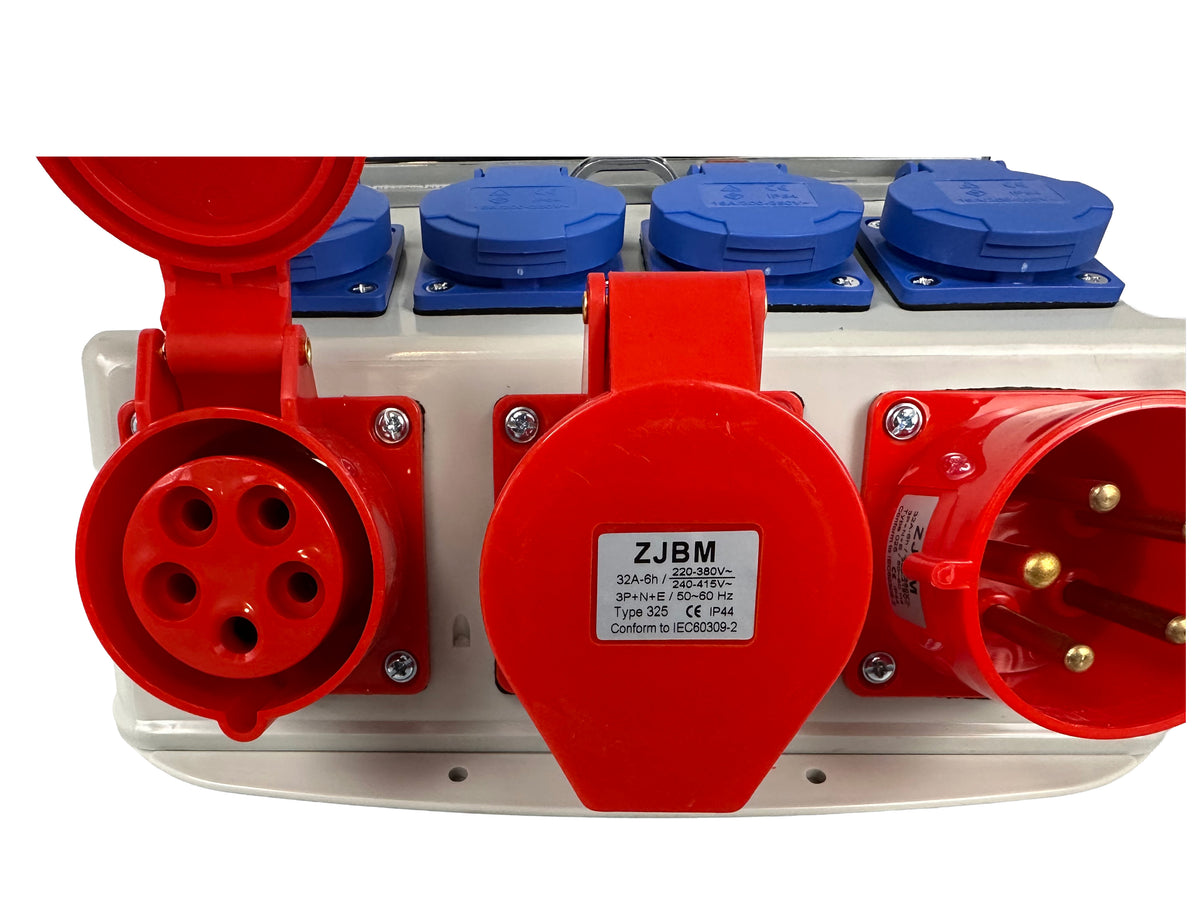 Cutie de distributie+protectie portabila 3x400V 4x230V IP44 GEBO TOOLS