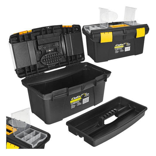 Cutie plastic pentru depozitare scule cu organizator 49x27.5x24 cm KELTIN