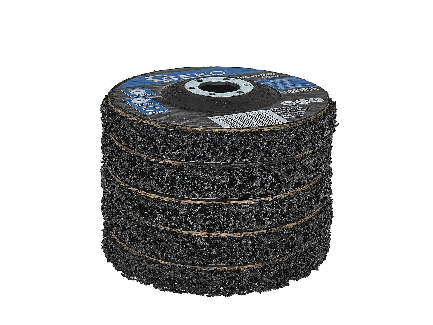 Disc abraziv 125 x 22.2 mm clean&strip pentru curatare metal, otel inoxidabil si plastic, GEKO
