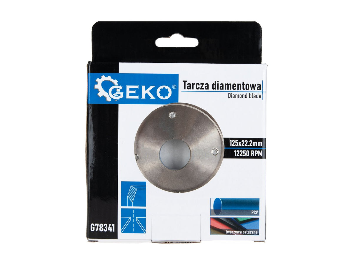 Disc diamantat 125 mm pentru taiere tevi PVC