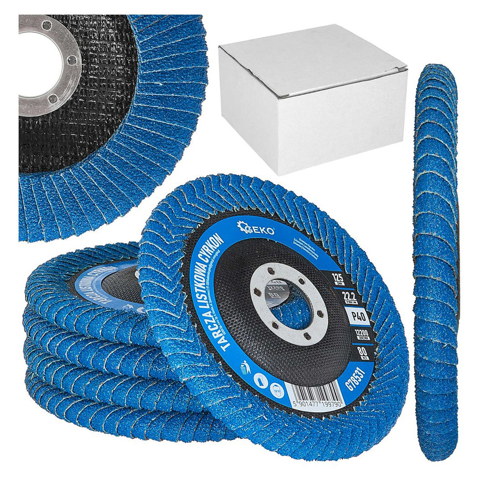 Disc lamelar din zirconiu pentru zone adanci de sudura 125mm P40