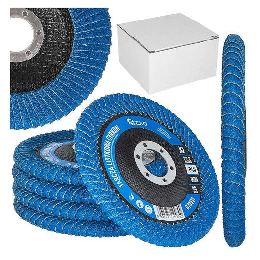 Disc lamelar din zirconiu pentru zone adanci de sudura 125mm P40