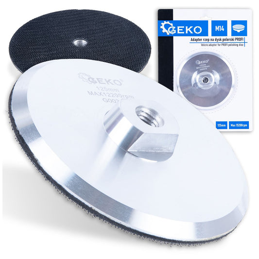 Disc pentru lustruit si polisat din aluminiu cu velcro 125mm m14