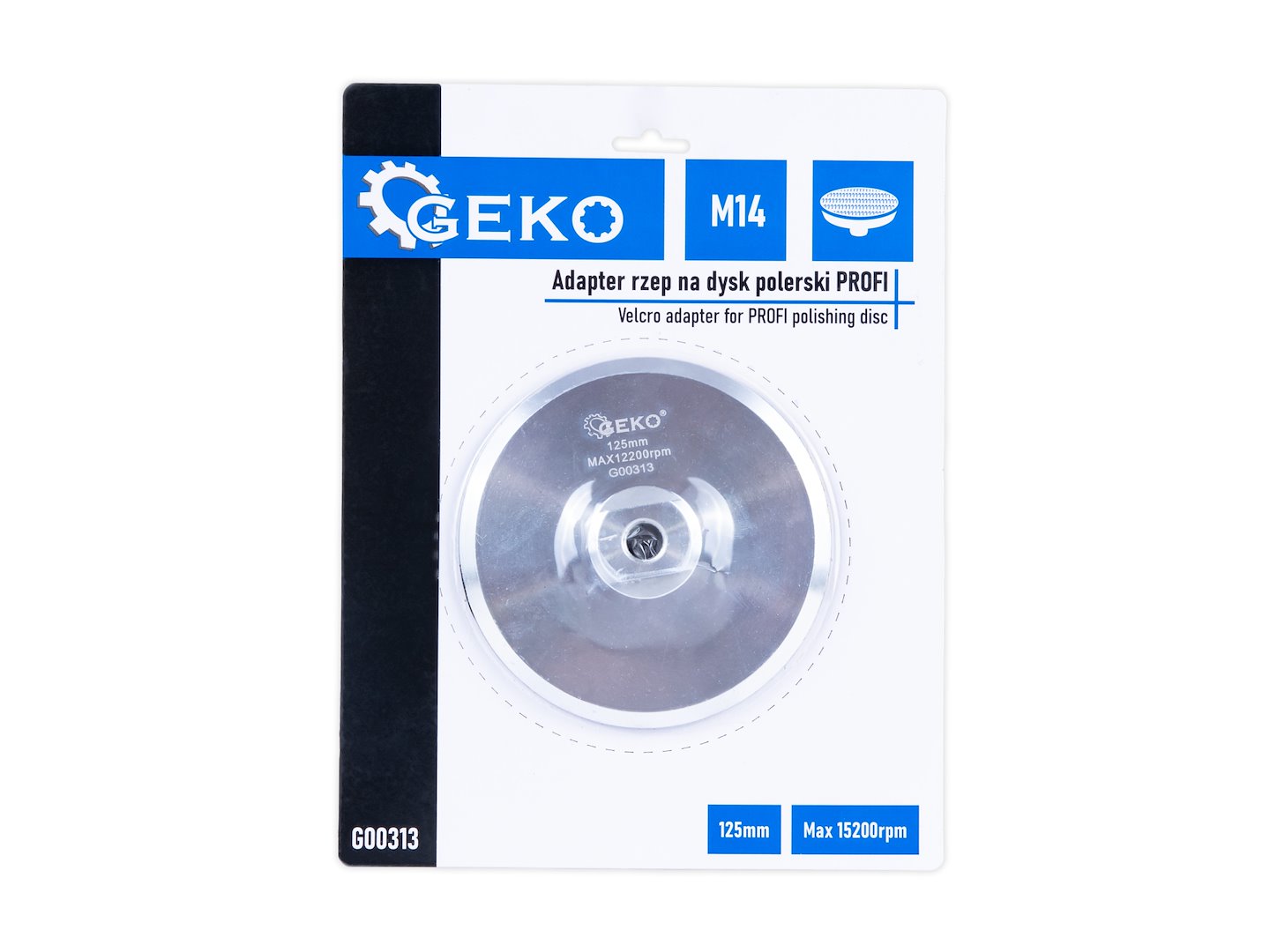 Disc pentru lustruit si polisat din aluminiu cu velcro 125mm m14