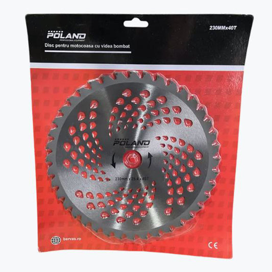 Disc pentru motocoasa cu videa bombat 230mm