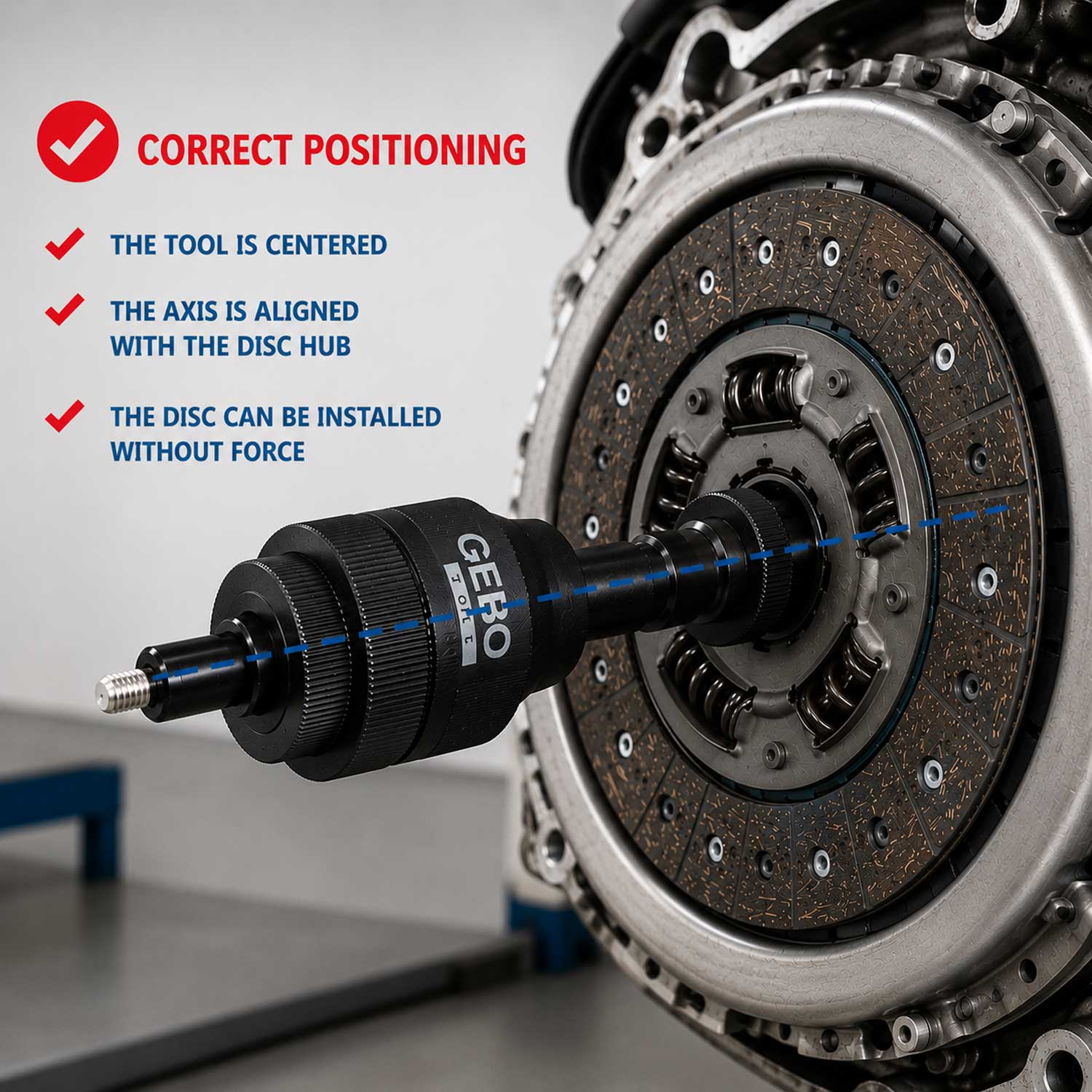 Dispozitiv centrat ambreiaj GEBO TOOLS