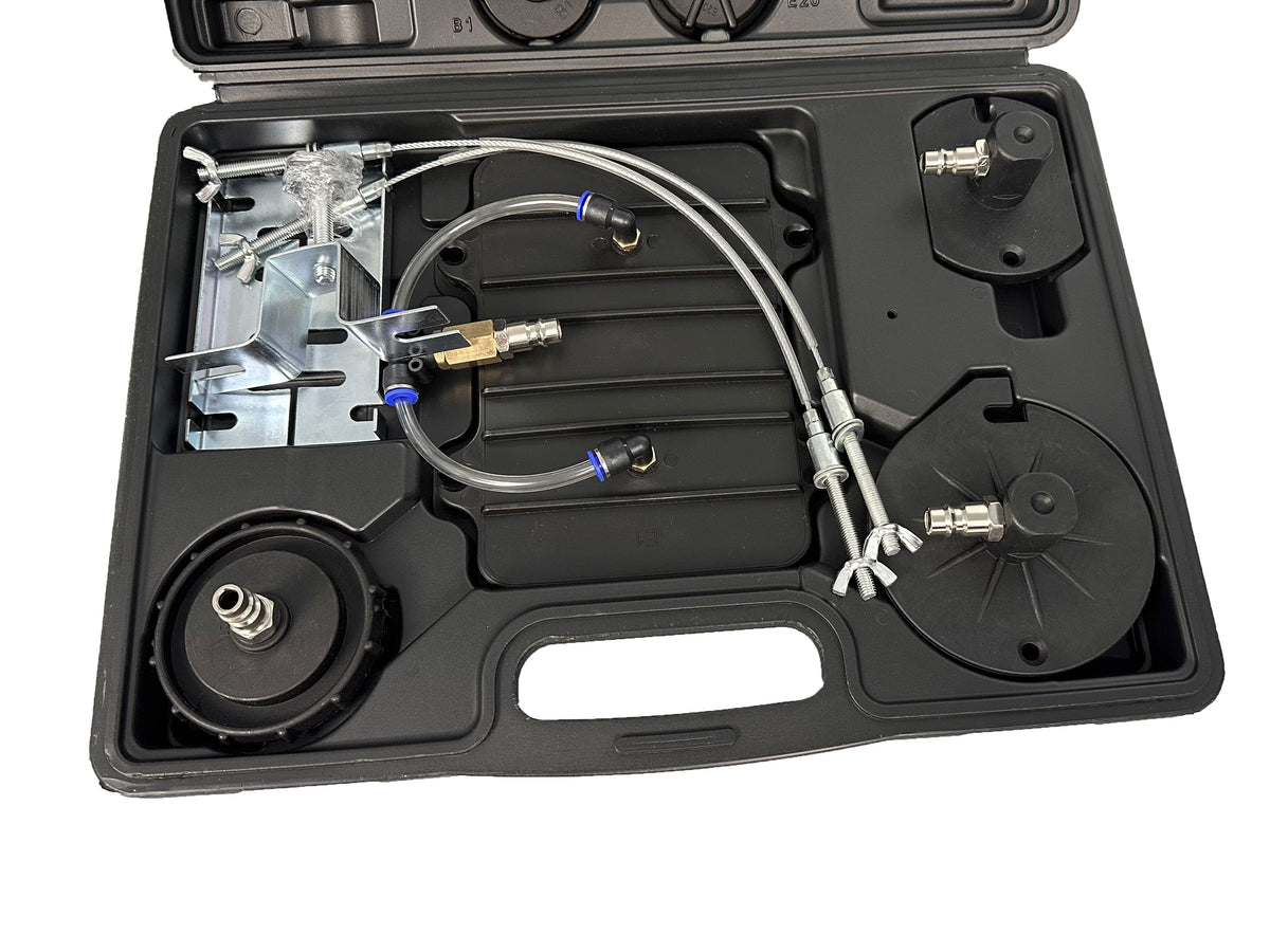 Dispozitiv de aerisit si schimbat lichid de frana universala cu adaptoare GEBO TOOLS