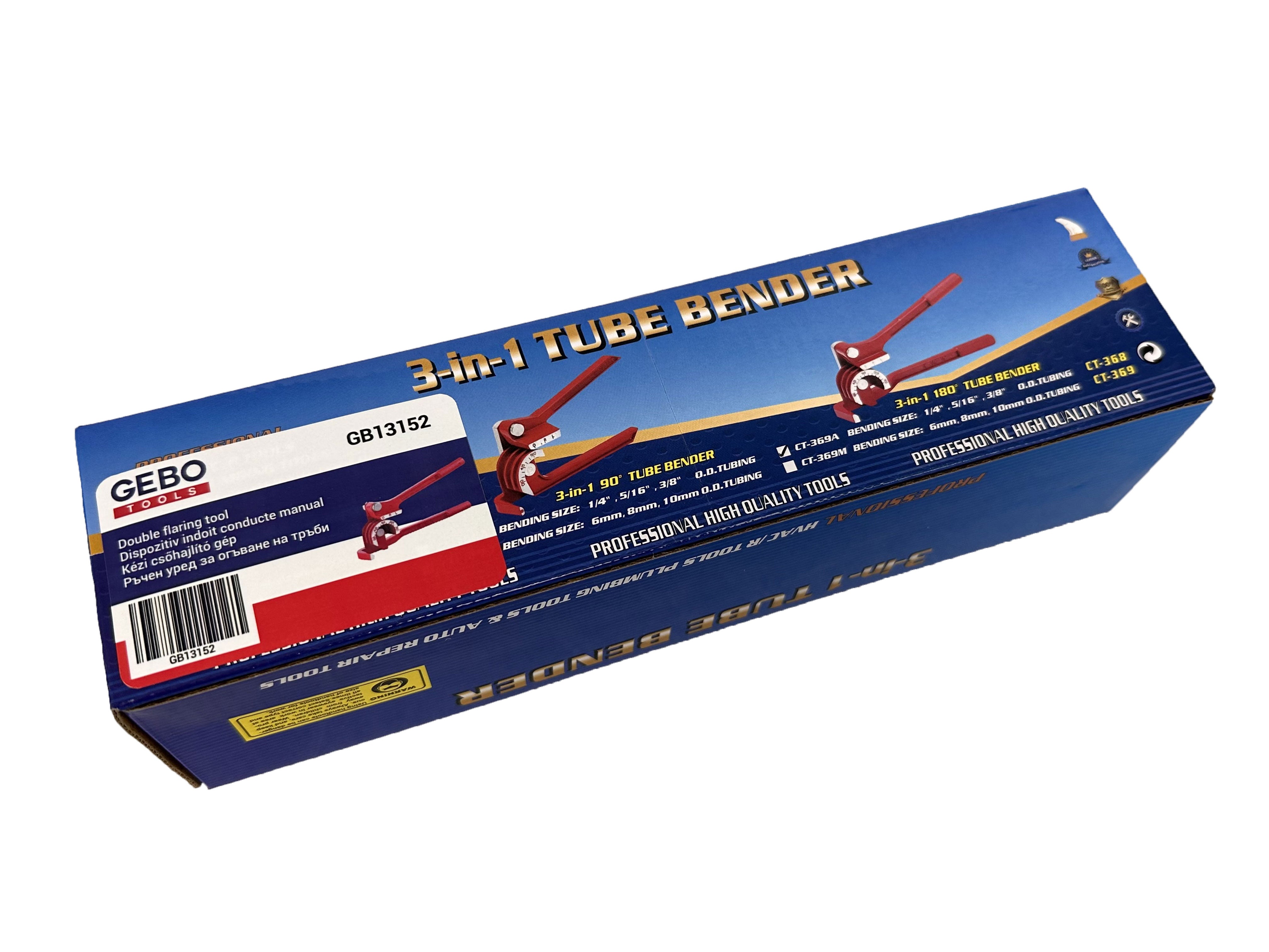 Dispozitiv indoit conducte teava manual 6 mm / 8mm / 10mm GEBO TOOLS