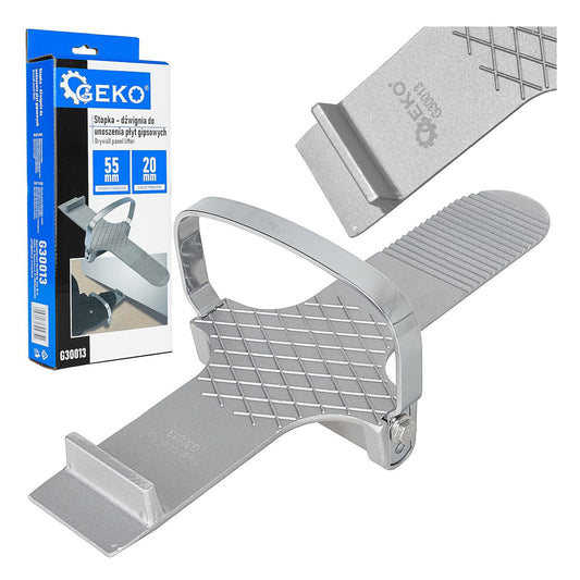 Dispozitiv multifunctional cu pedala pentru ridicare si sustinere usi, geamuri, mobilier din lemn si placi gips-carton rigips - 300mm - GEKO