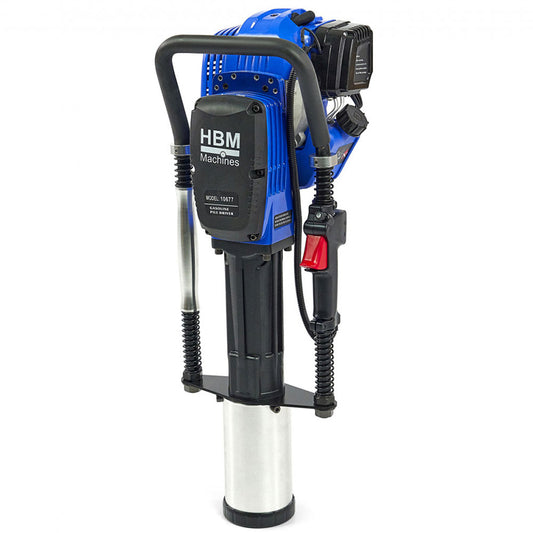 Dispozitiv pentru batut stalpi cu motor pe benzina 52cm3 2CP HBM