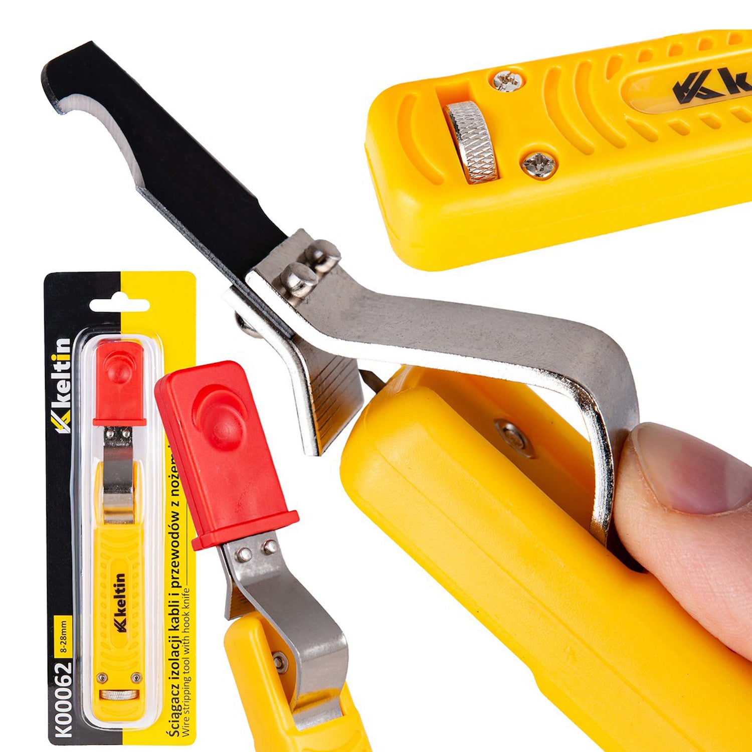 Dispozitiv pentru dezizolat cabluri si fire 8-28 mm