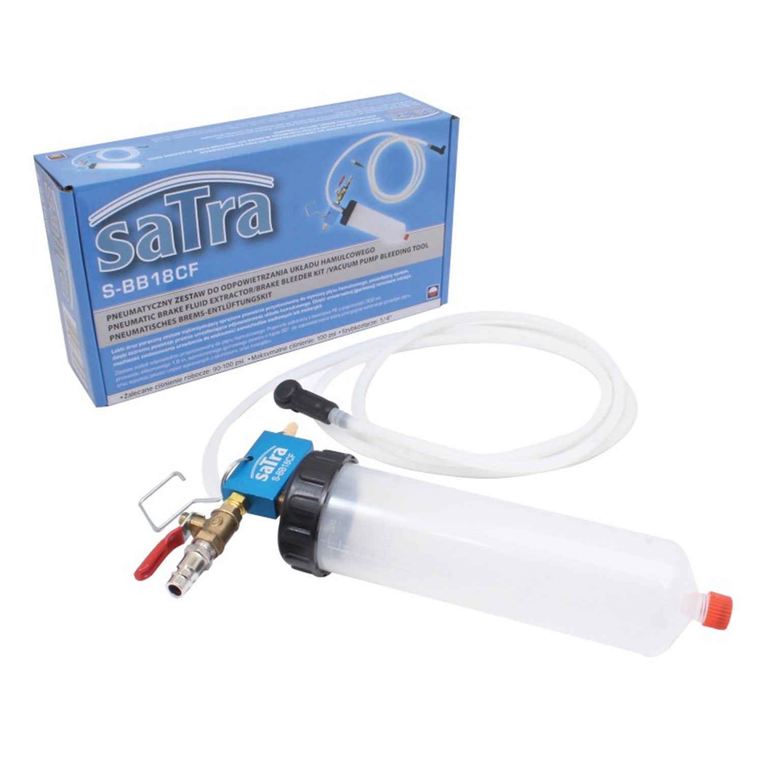 Dispozitiv pneumatic pentru aerisirea lichidului de frana SATRA