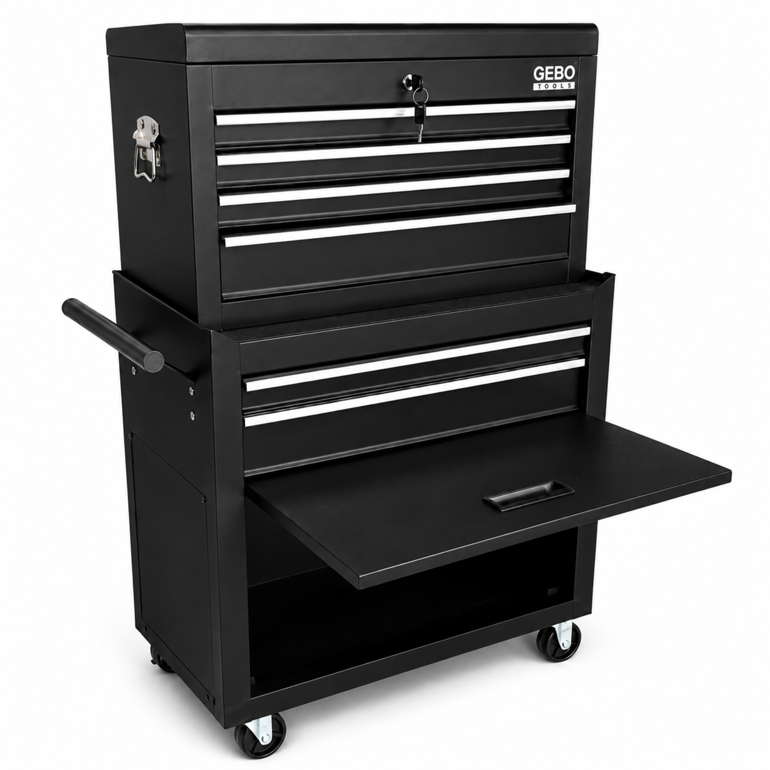 Dulap metalic pentru scule 2 piese 6 sertare GEBO TOOLS
