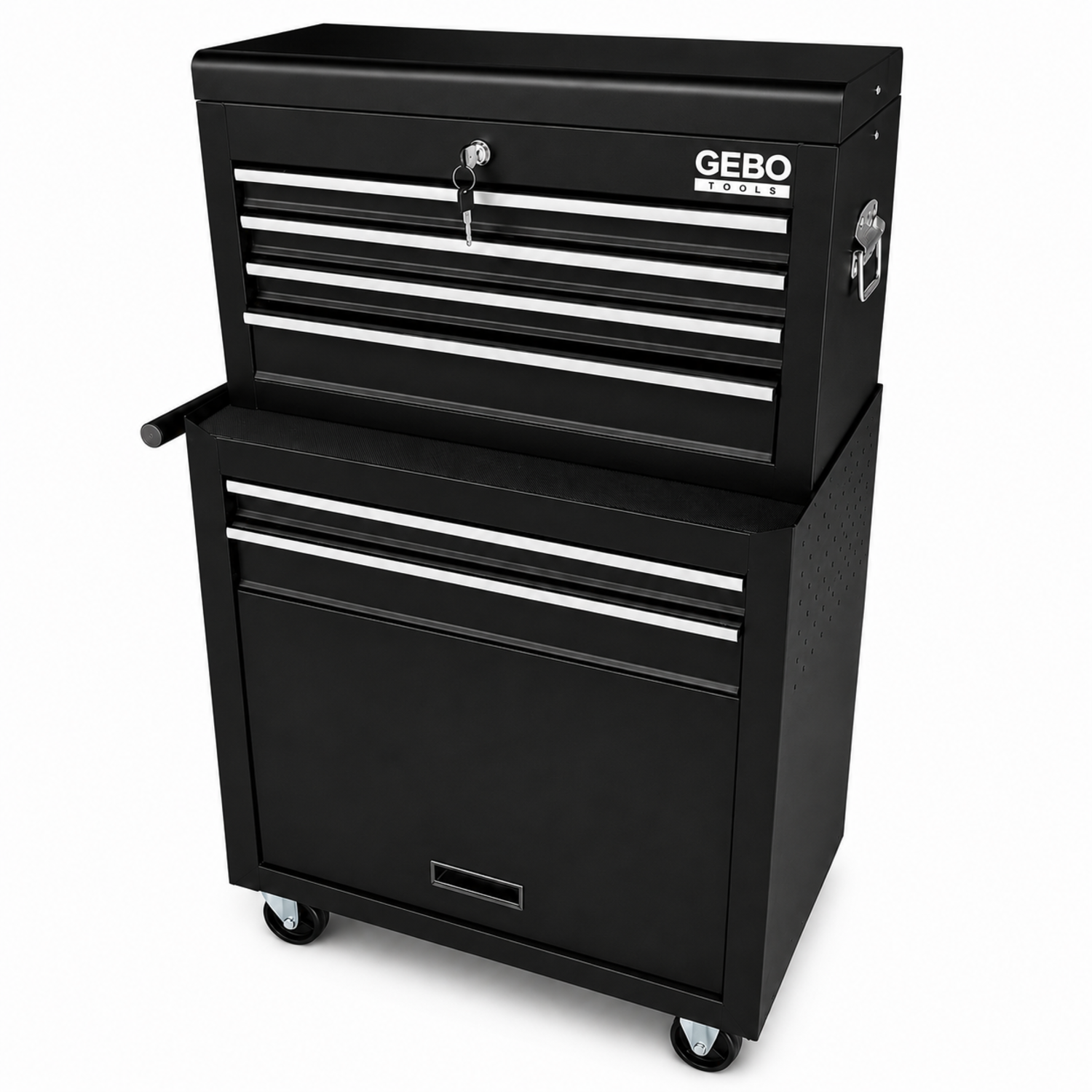 Dulap metalic pentru scule 2 piese 6 sertare GEBO TOOLS