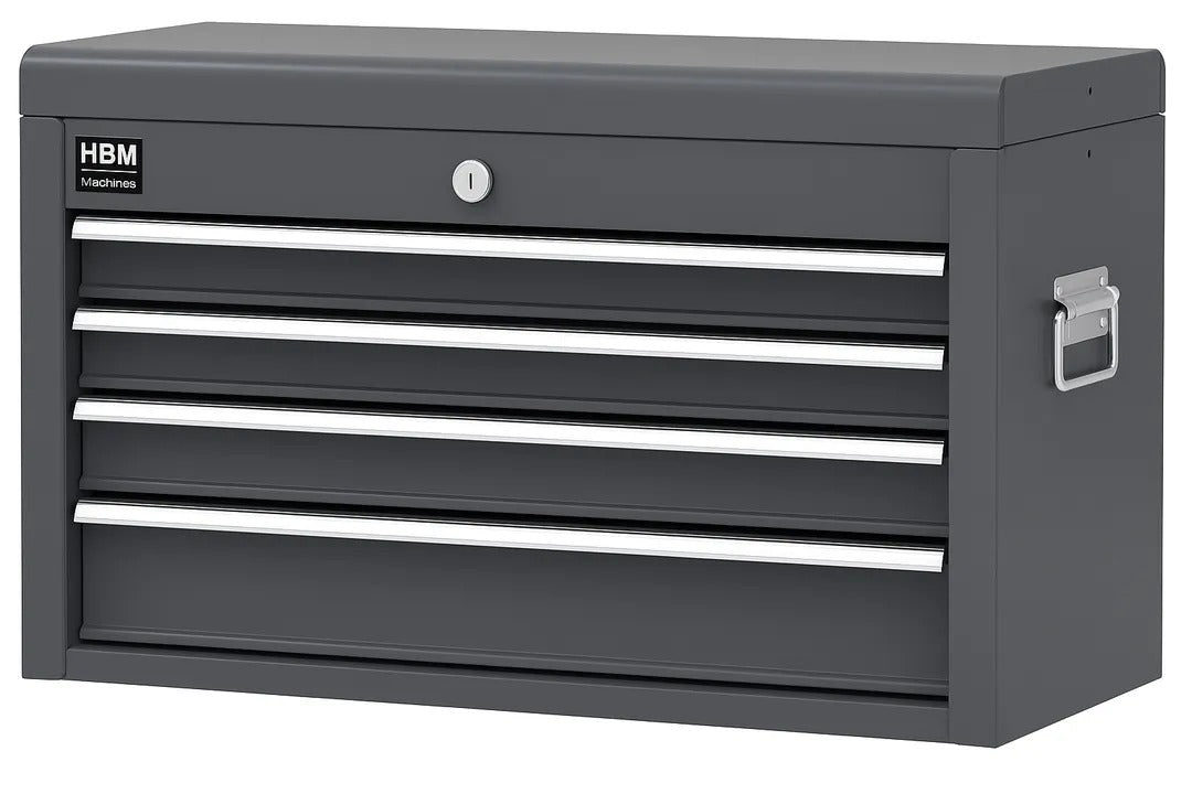 Dulap metalic pentru scule, 2 piese, 8 sertare, gri – HBM, premium, OLANDA