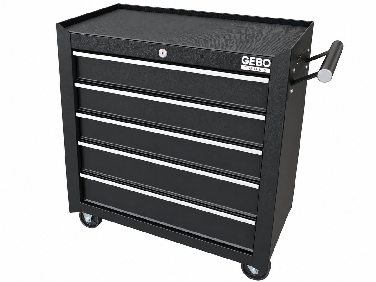 Dulap scule 5 sertare negru GEBO TOOLS