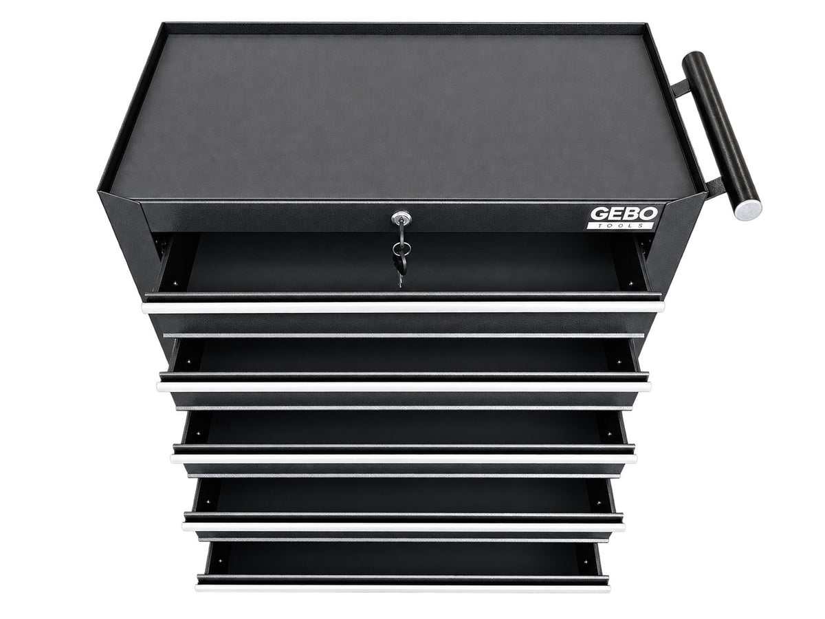 Dulap scule 5 sertare negru GEBO TOOLS