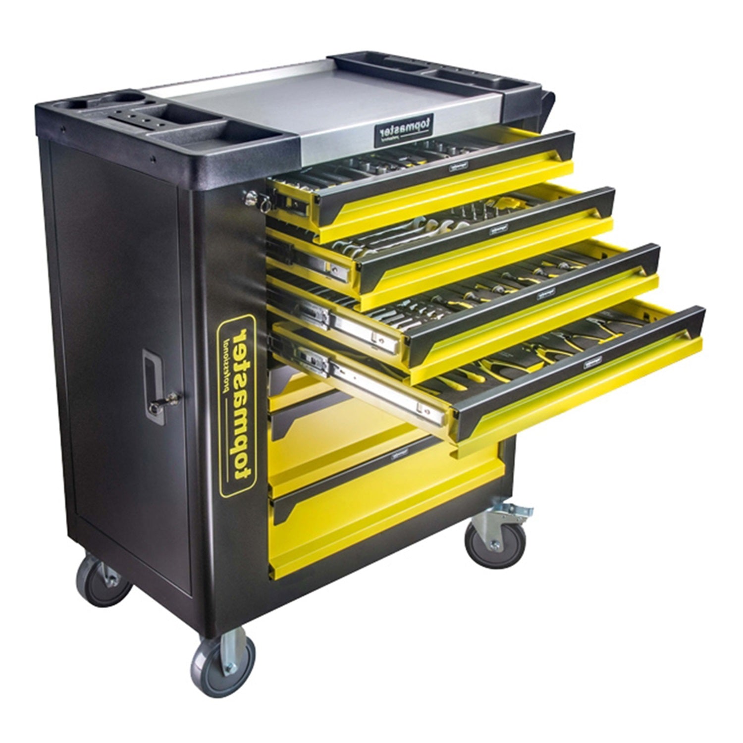 Dulap scule TOPMASTER cu 7 sertare, 182 piese, 4 module