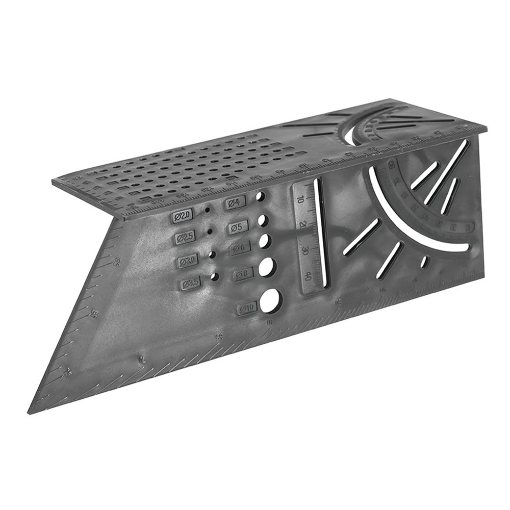Echer coltar japonez 3D multifunctional 45°/90° pentru lemn tevi si masuratori precise - VERKE