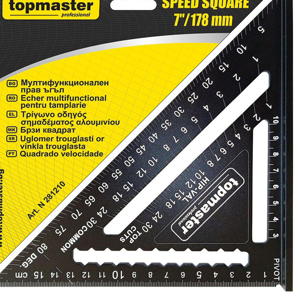 Echer profesional 7" 178mm TOPMASTER