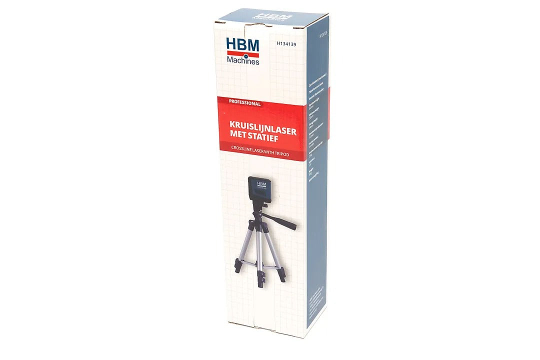 NIVELA LASER CU LINII IN CRUCE SI TREPIED PRECIZIE ±3 MM/10 M, RAZA 30 M, IP54, IDEAL PENTRU ALINIERE EXACTA HBM