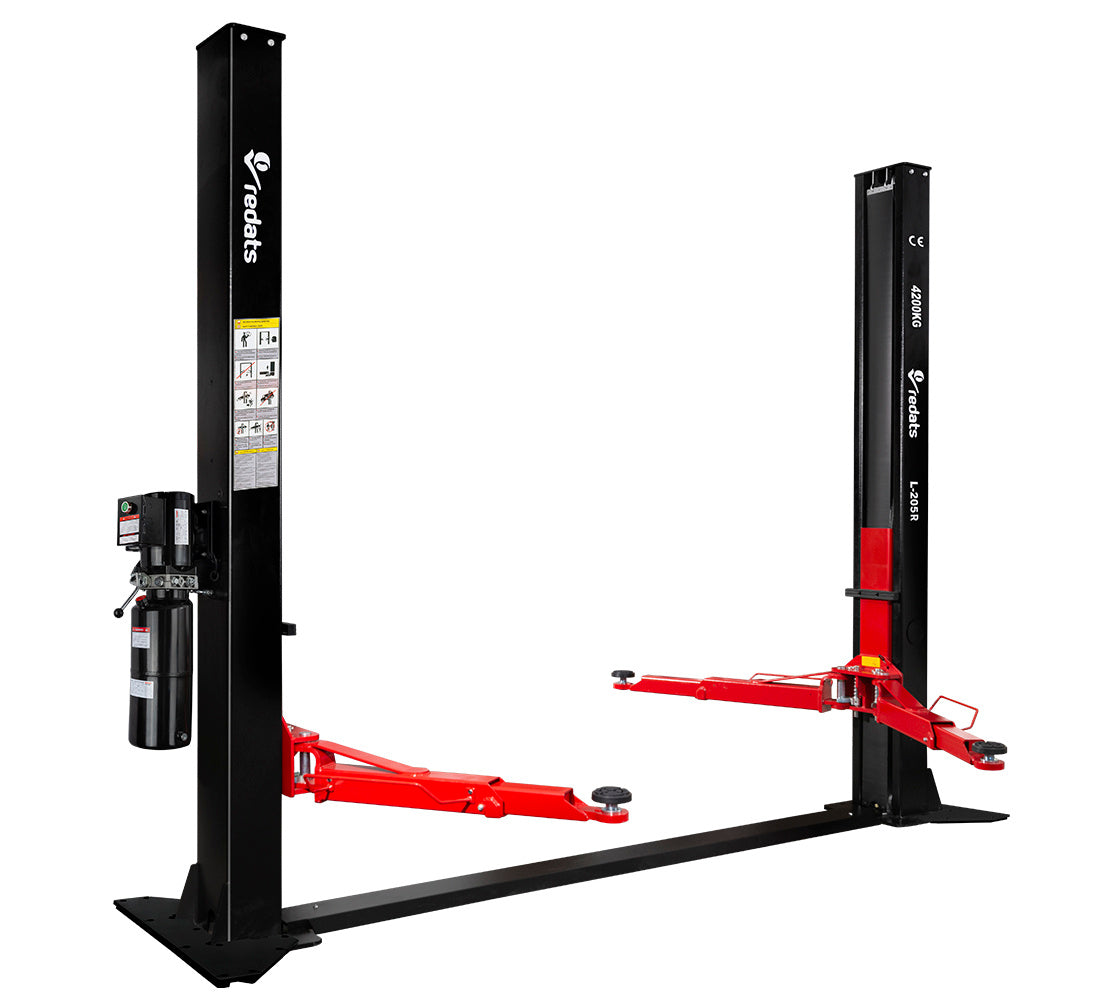 Elevator 2 coloane  4.2T deblocare manuala 380V cu baza ranforsata