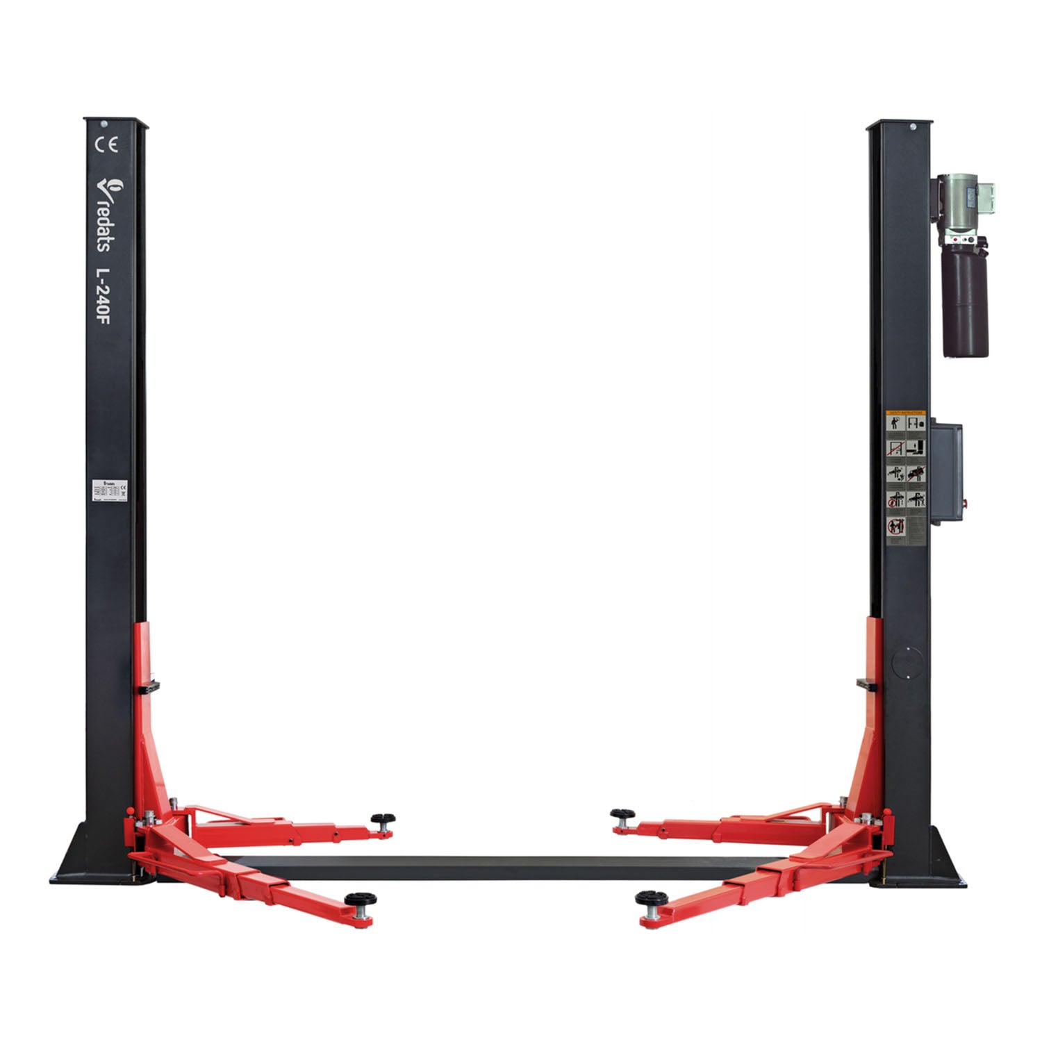 Elevator auto 2 coloane 4T cu deblocare automata electrohidraulica cu brate simetrice 3 segmenti 230V l-240f REDATS