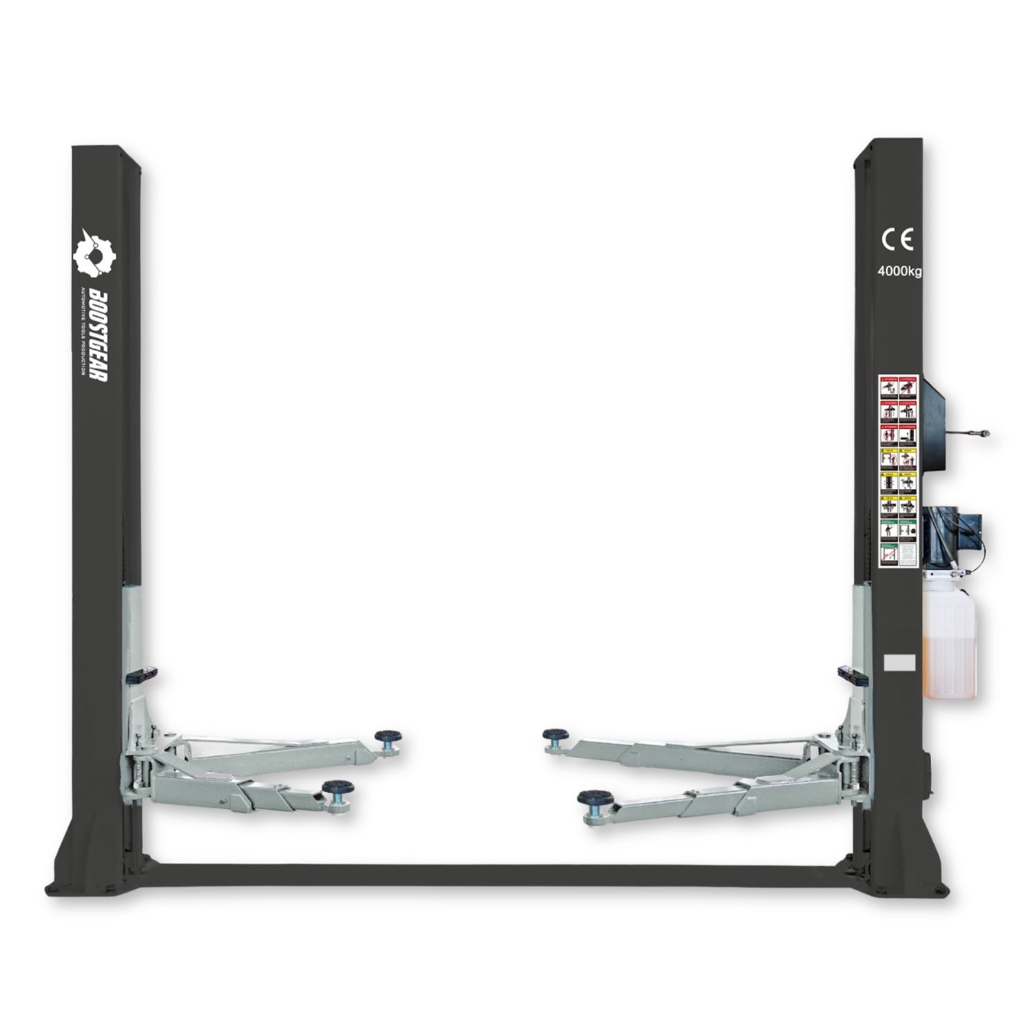 Elevator auto 2 coloane 4T cu deblocare manuala electrohidraulica 380V boost gear