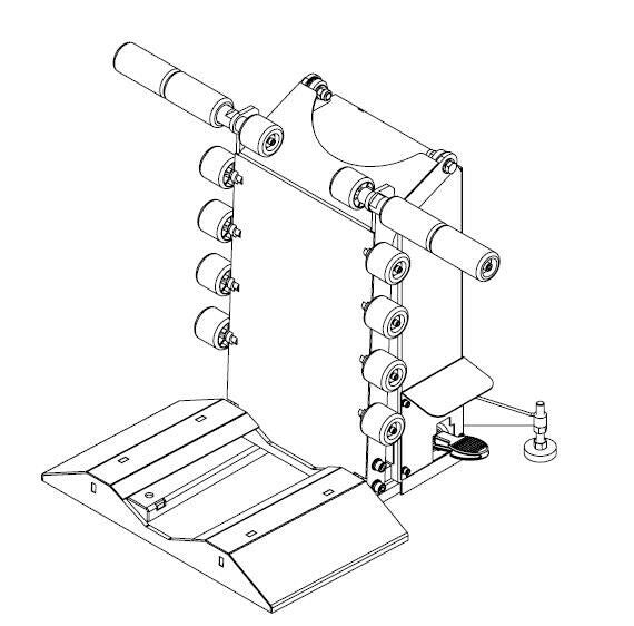 Elevator lift de roti pentru masini de echilibrat roti, capacitate de ridicare 70kg