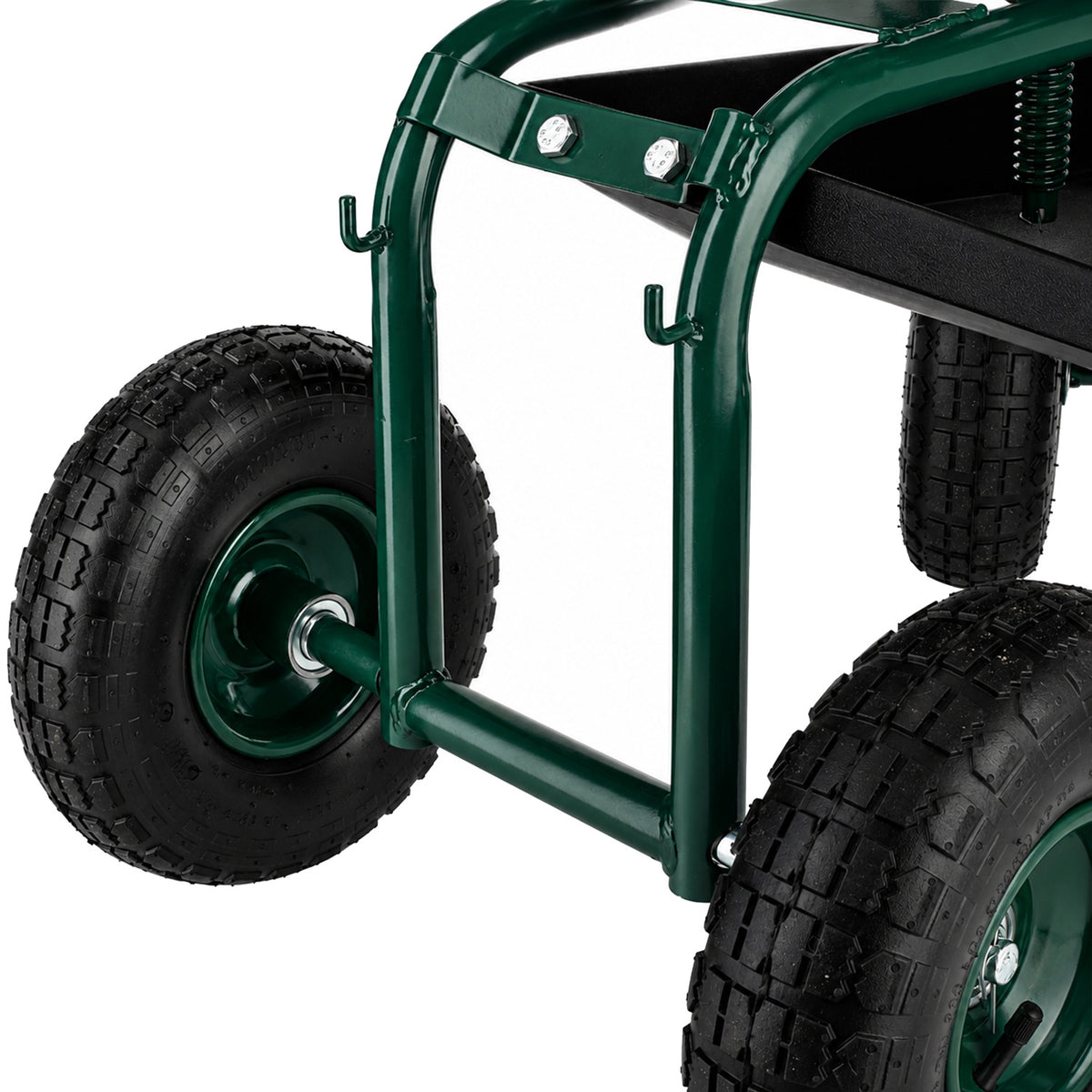 Carucior de gradina cu scaun rotativ 360°