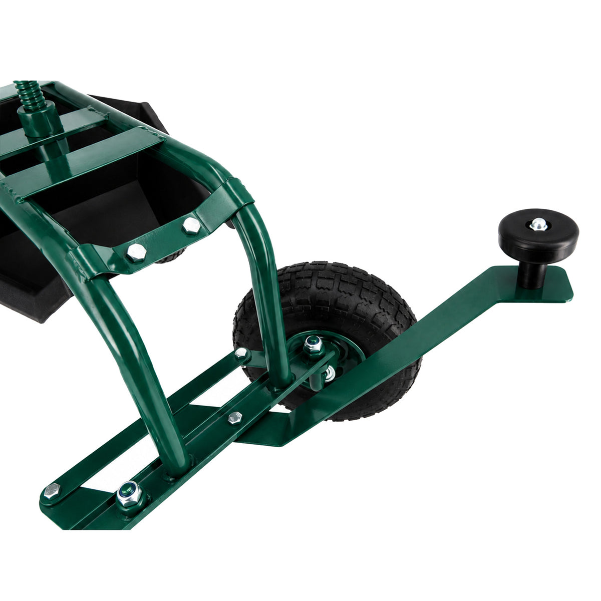 Carucior de gradina cu scaun rotativ 360°