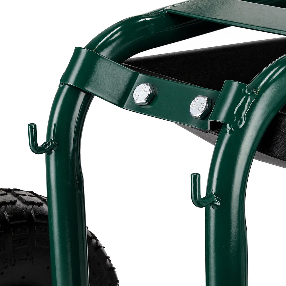 Carucior de gradina cu scaun rotativ 360°
