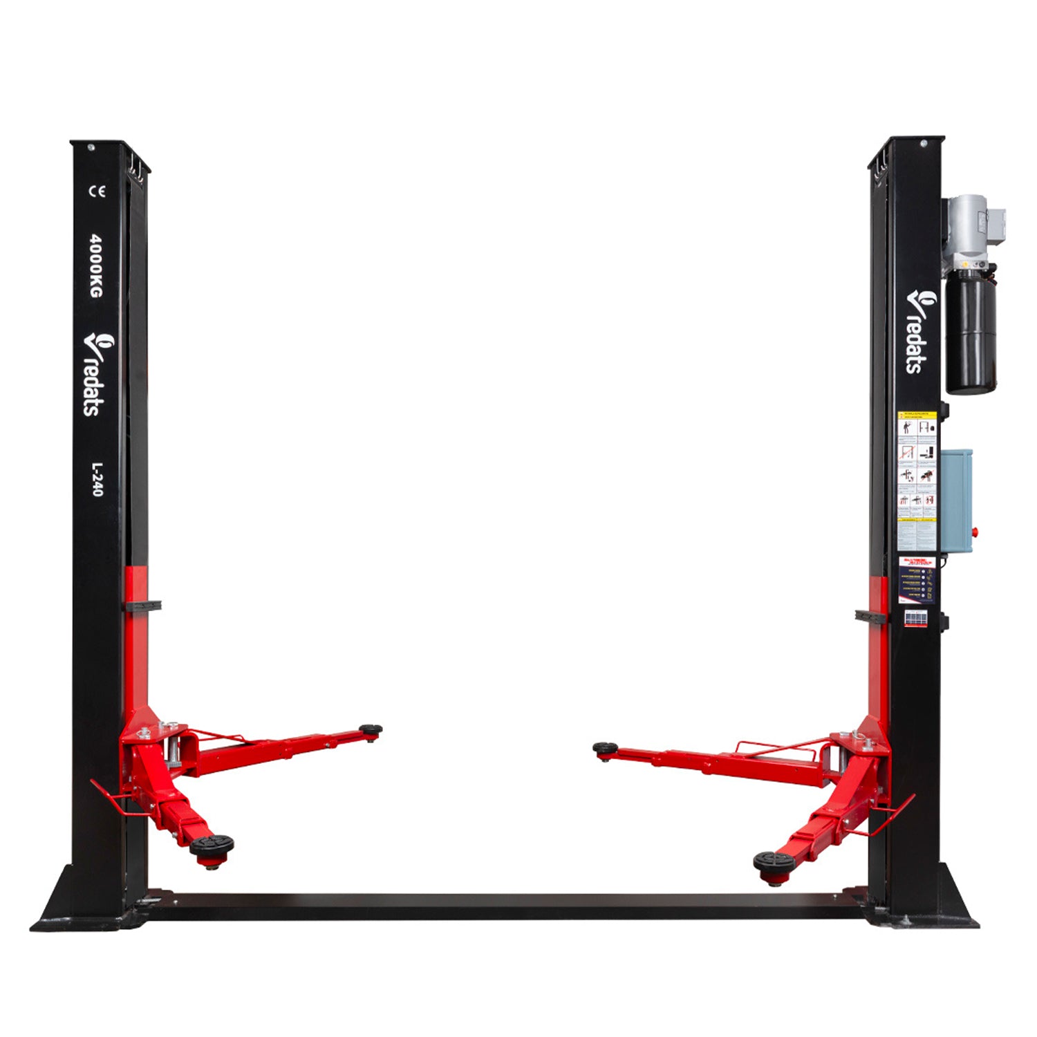 ELEVATOR AUTO 2 COLOANE 4T CU DEBLOCARE AUTOMATA ELECTROHIDRAULICA CU BRATE SIMETRICE 3 SEGMENTI 380V L-240 REDATS