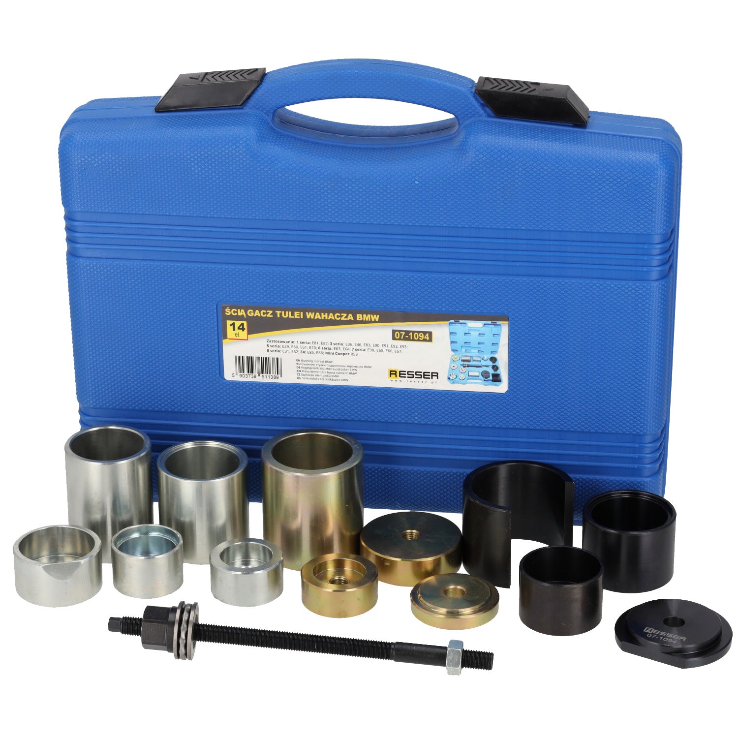 SET PRESA EXTRACTOR BUCSE BRAT SUSPENSIE BMW 14 PIESE RESSER