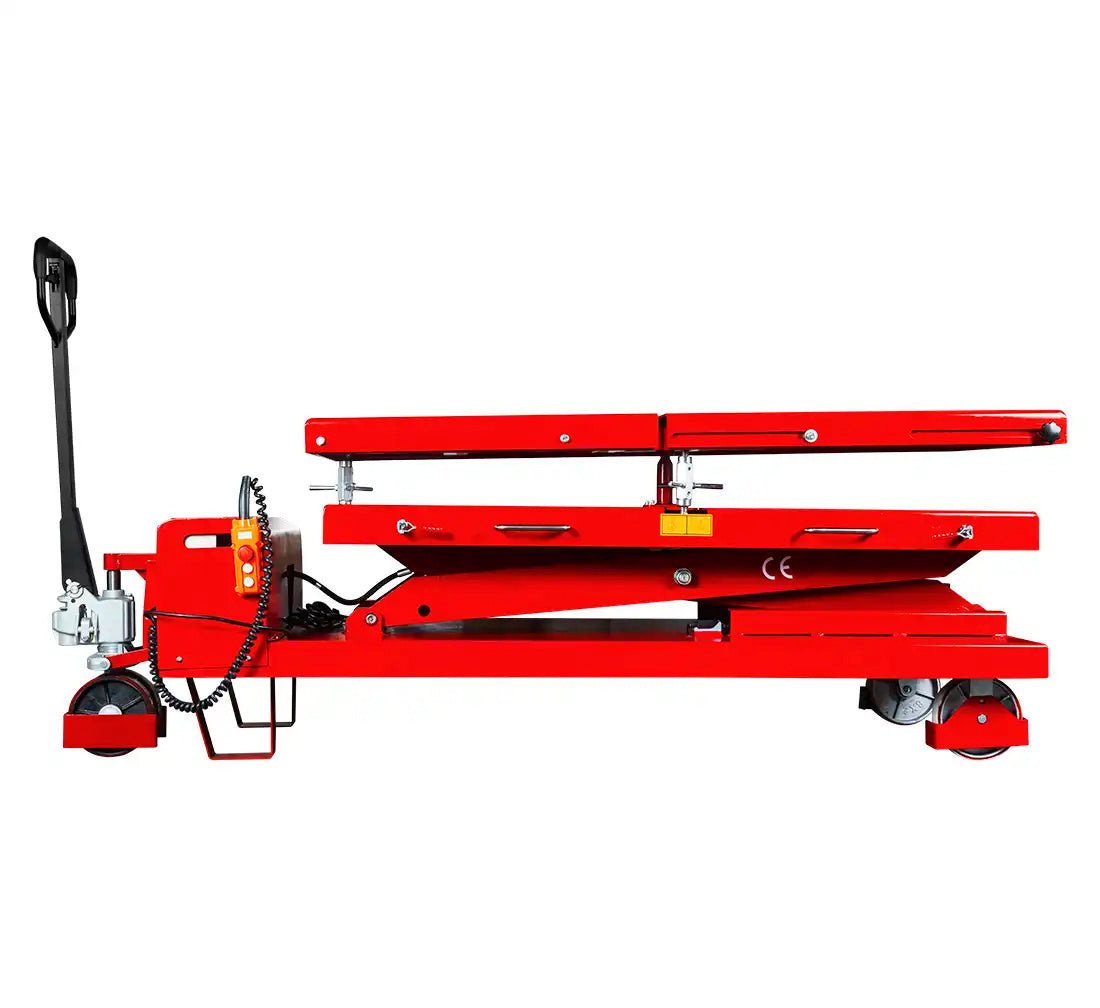 CARUCIOR HIDRAULIC CU MASA PENTRU RIDICAREA SI COBORAREA BATERIILOR AUTO ELECTRICE EV 1200KG LE-220 REDATS