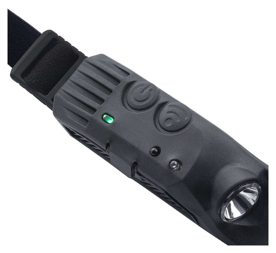 LANTERNA LED FRONTALA DE CAP CU SENZOR FH-200 CU LED, ACUMULATOR REINCARCABIL 1200mAh