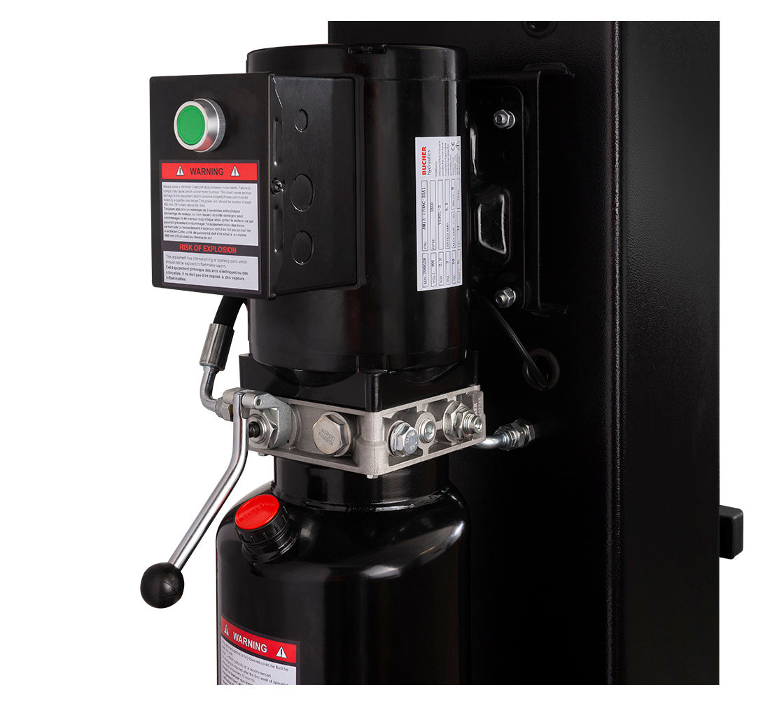 ELEVATOR 2 COLOANE  4.2T DEBLOCARE MANUALA 380V CU BAZA RANFORSATA